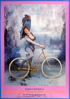 Marilyn Monroe as Lillian Russell, Poster signed by Richard Avedon