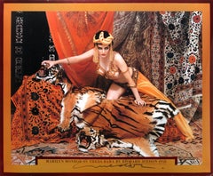 Marilyn Monroe as Theda Bara, Poster signed by Richard Avedon