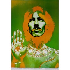 Richard Avedon Originalplakat von 1967 mit George Harrison The Beatles