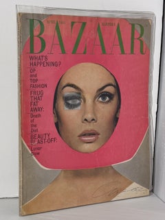Richard Avedon Signed Harper's Bazaar April 1965 with Lenticular Eye