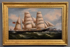 Oil Painting by Richard B. Spencer "The Norwegian Barque 'Vick'"
