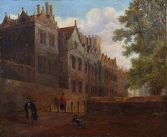 Richard Bankes Harraden: St John's College, Oxford oil painting