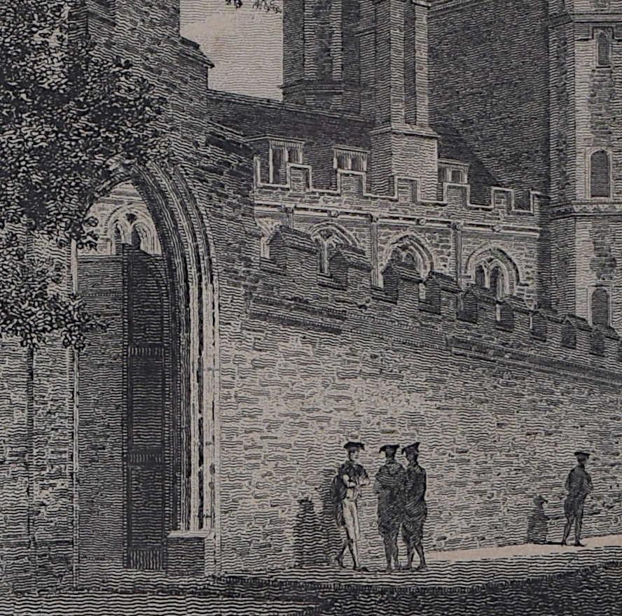 St John's College, Cambridge grabado por Richard Bankes Harraden en venta 2