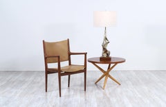 Richard Barr Brutalist Brass Table Lamp for Laurel Lamp Co.