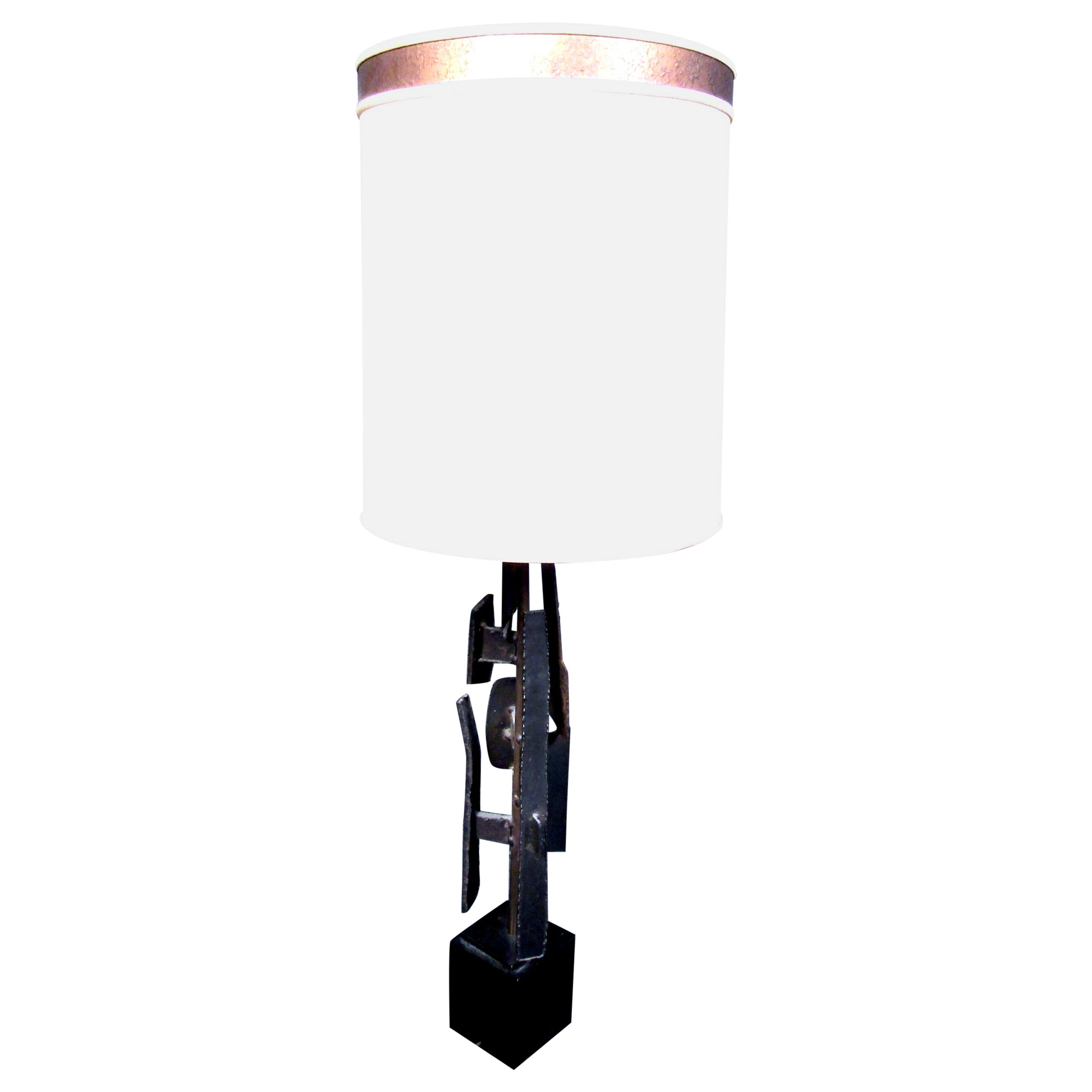 Richard Barr Brutalist Table Lamp by Laurel