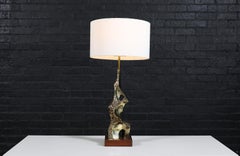 Richard Barr Brutalistische Tischleuchte für Laurel Lamp Co.