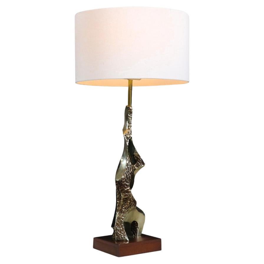 Richard Barr Brutalist Table Lamp for Laurel Lamp Co.