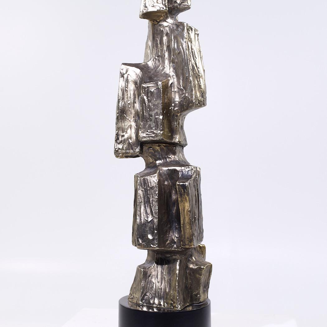 Richard Barr for Laurel Brutalist Mid Century Lamp - Pair en vente 1