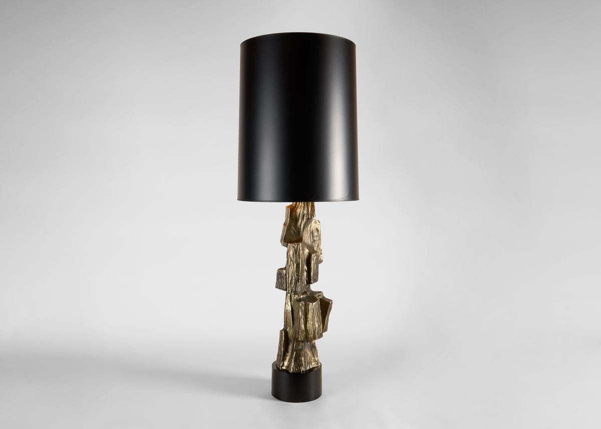 Mid-Century Modern Richard Barr for Laurel, H-940, Brutalist Sculptural Lamp, United States, 1974 For Sale