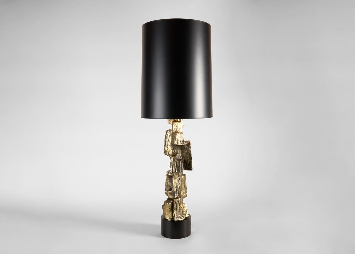 Painted Richard Barr for Laurel, H-940, Brutalist Sculptural Lamp, United States, 1974 For Sale