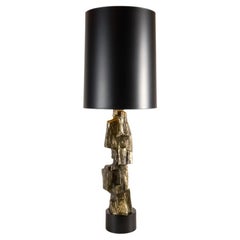 Richard Barr for Laurel, H-940, Brutalist Sculptural Lamp, United States, 1974