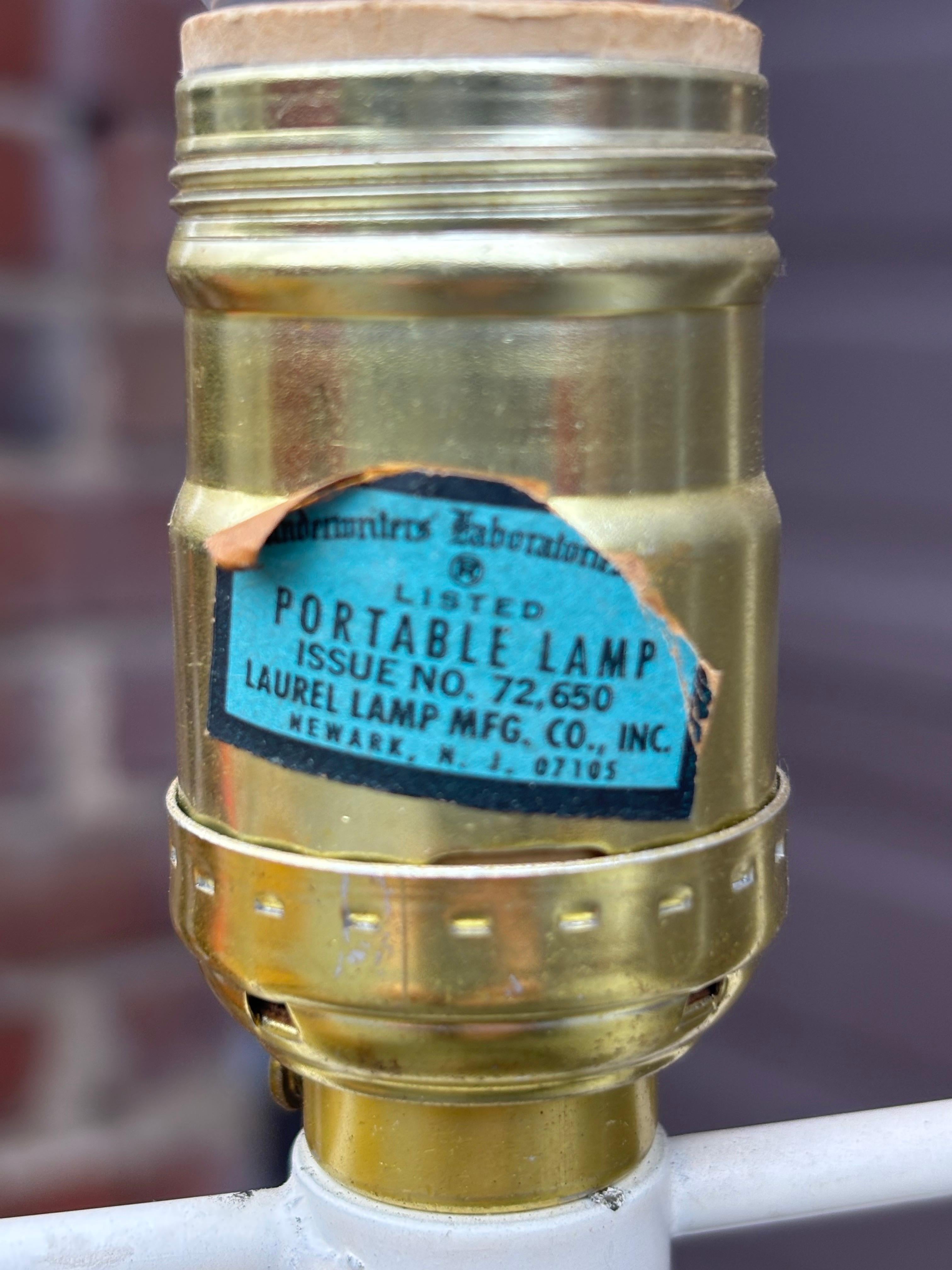 Appliqué Richard Barr for Laurel Lighting Brutalist Table Lamp en vente