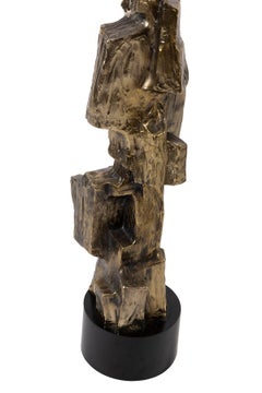 Richard Barr Laurel Massive Brutalist Table Lamp