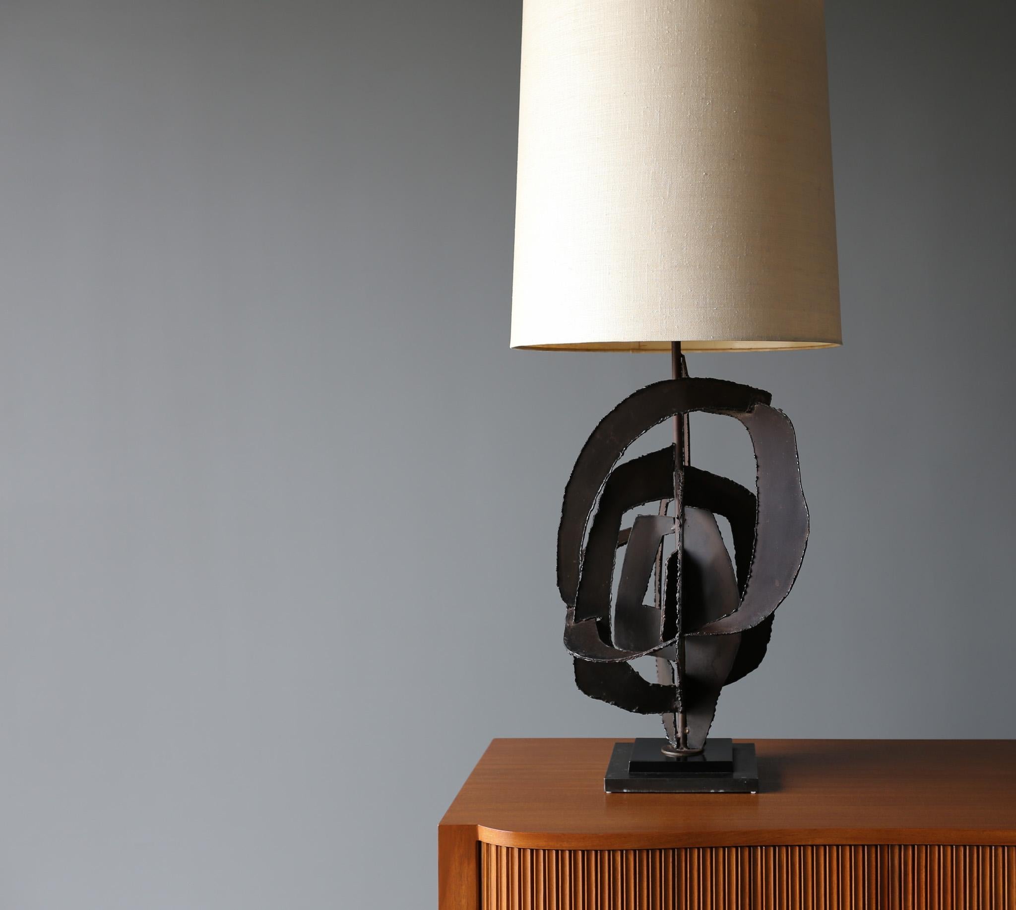 Skulpturale Tischlampe von Richard Barr für die STUDIO-Kollektion von Laurel, um 1965 (Moderne der Mitte des Jahrhunderts)