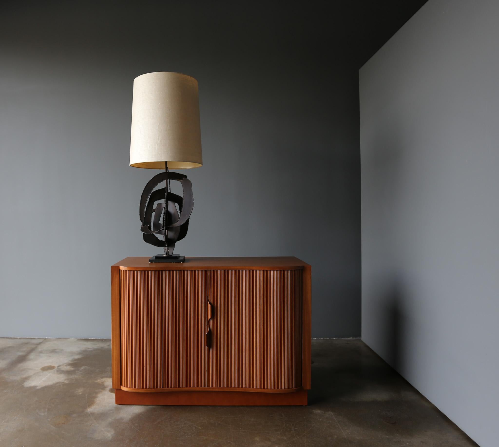 Welded Richard Barr Sculptural Table Lamp for the STUDIO Collection by Laurel, c.1965 For Sale