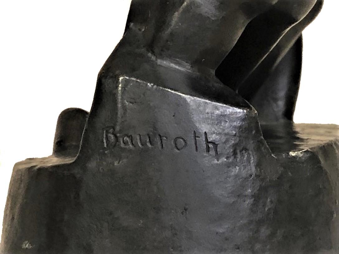 Richard Bauroth, Baigneurs, sculpture allemande en bronze patiné « Jugenstil », vers 1919 en vente 2