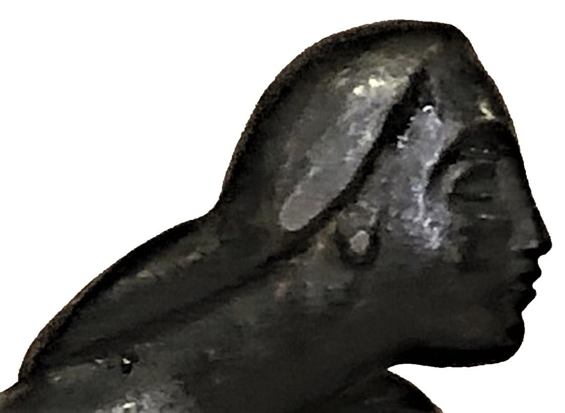 Jugendstil Richard Bauroth, Bagnanti, scultura in bronzo patinato tedesco Jugenstil, 1919 ca. 1919 in vendita
