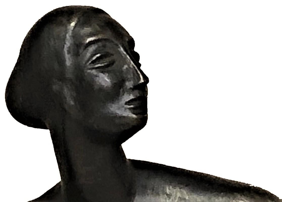 Allemand Richard Bauroth, Baigneurs, sculpture allemande en bronze patiné « Jugenstil », vers 1919 en vente