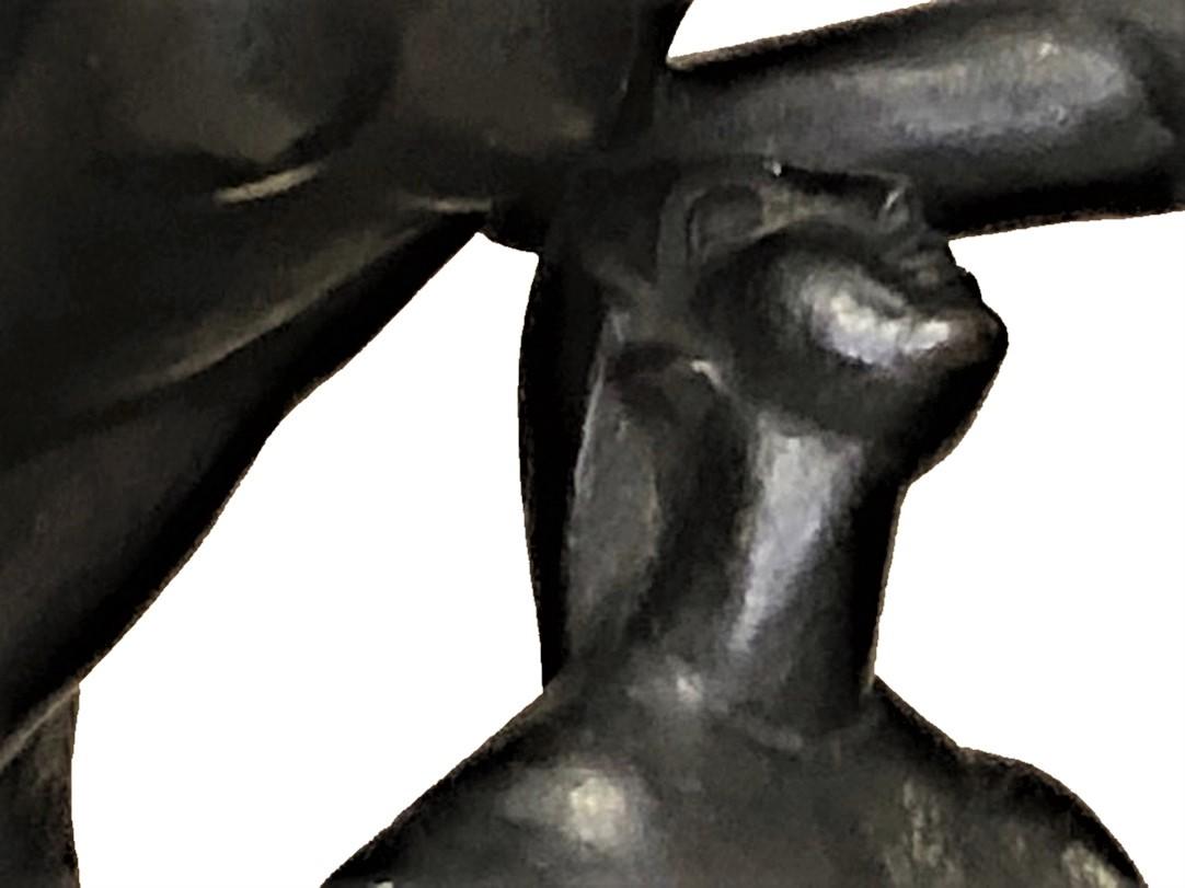 Patiné Richard Bauroth, Baigneurs, sculpture allemande en bronze patiné « Jugenstil », vers 1919 en vente