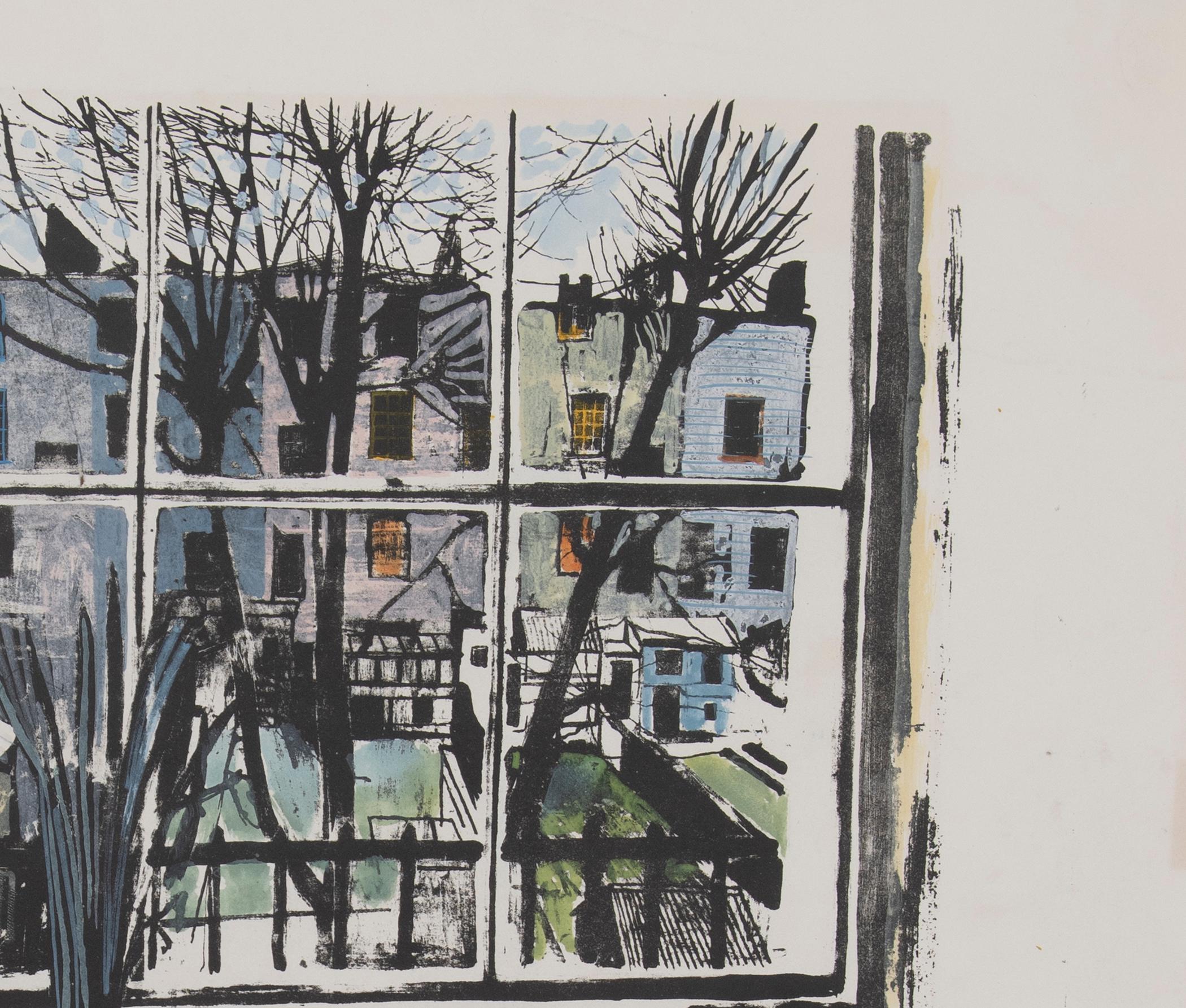 Unbetitelt. (Anschauung aus einem Fenster) (Sonstige Kunststile), Painting, von Richard Bawden