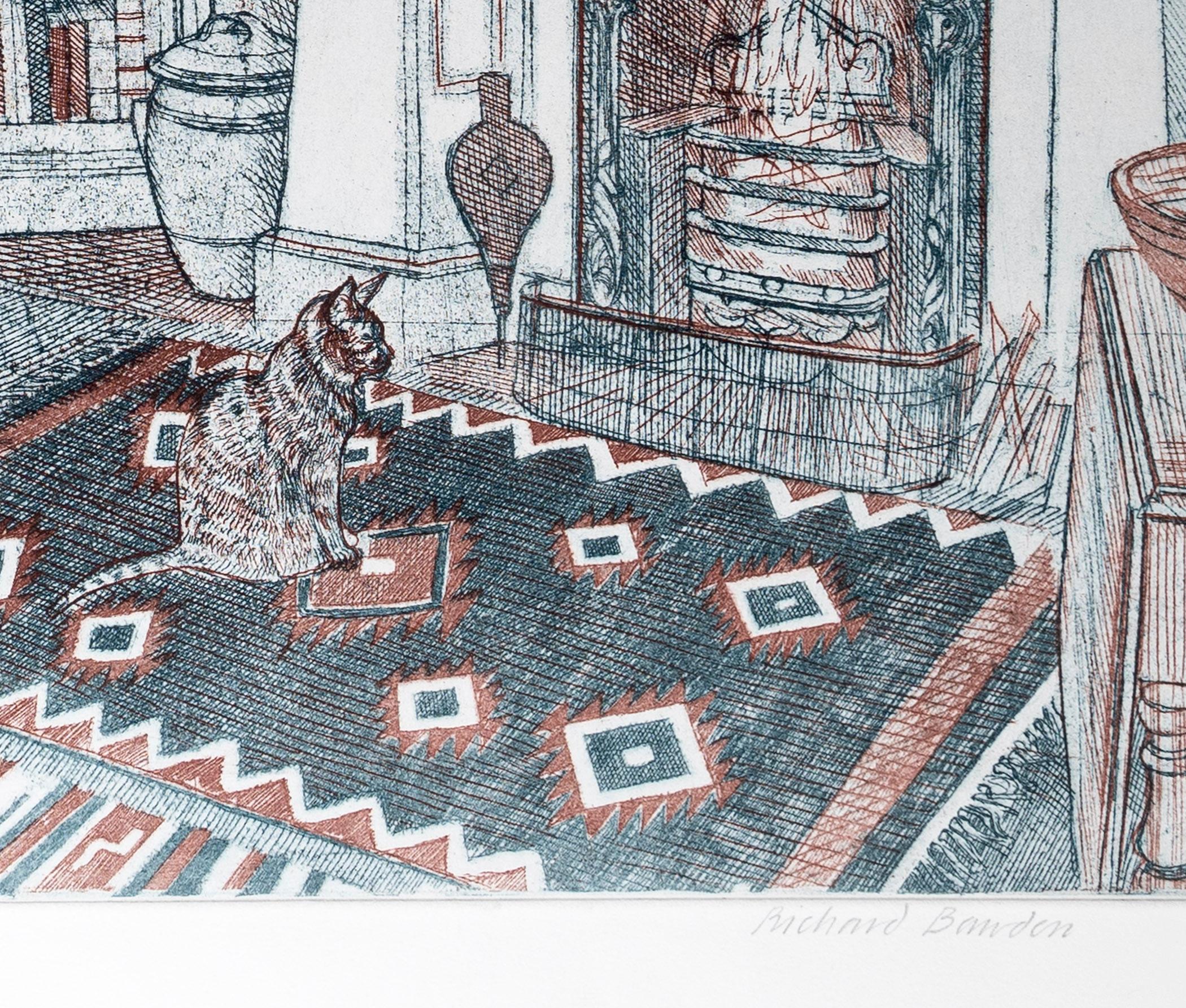 Die Stube (Sonstige Kunststile), Print, von Richard Bawden