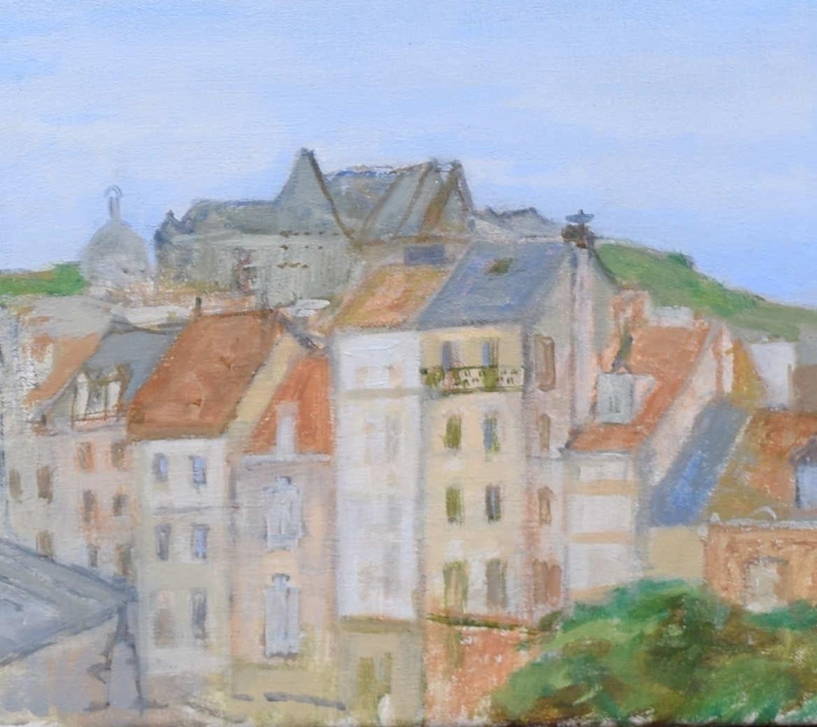 Dieppe, France Saint-Jacques' Church painting by Richard Beer For Sale 2