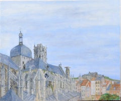 Dieppe, Francia Cuadro de la iglesia de Saint-Jacques por Richard Beer