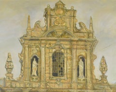 Lecce Cathedral, Puglia painting by Richard Beer