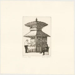 Richard Beer (1928-2017) - Signed 1983 Etching, Palma