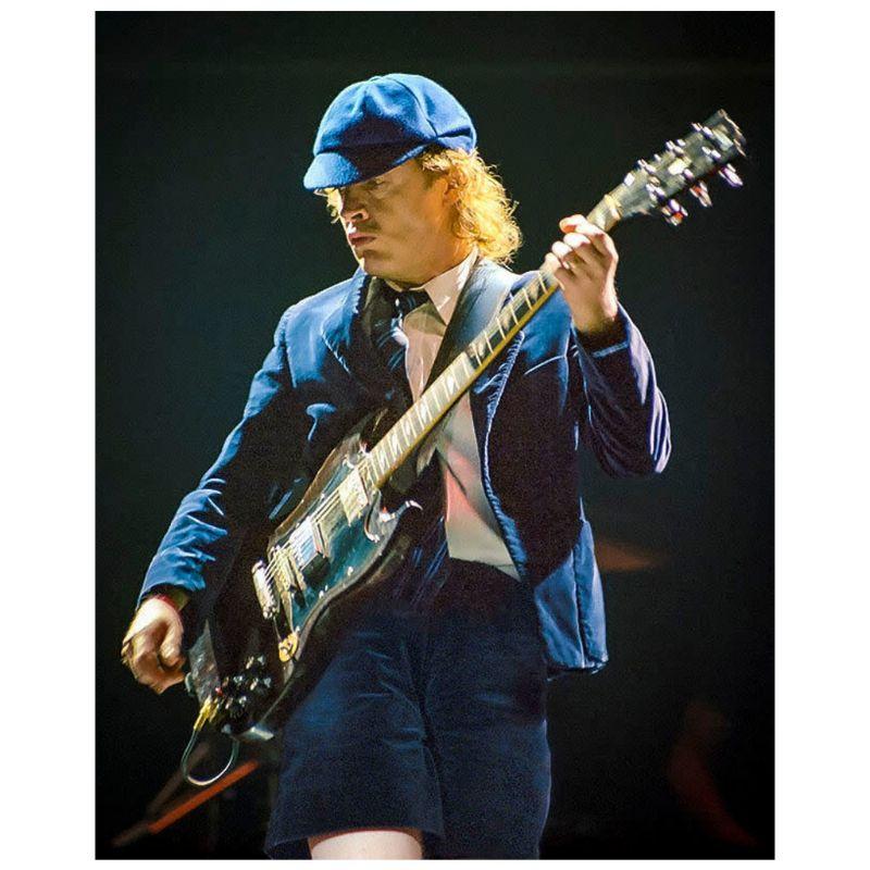Richard Beland Portrait Photograph - Angus Young of ACDC - Air Canada Centre, 2000 