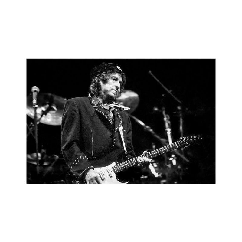 Richard Beland Portrait Photograph - Bob Dylan - Torhout, Belgium 1990