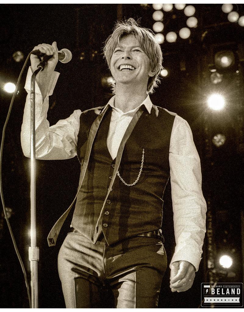 Richard Beland Portrait Photograph - David Bowie - Area Two Festival, Toronto 2002 