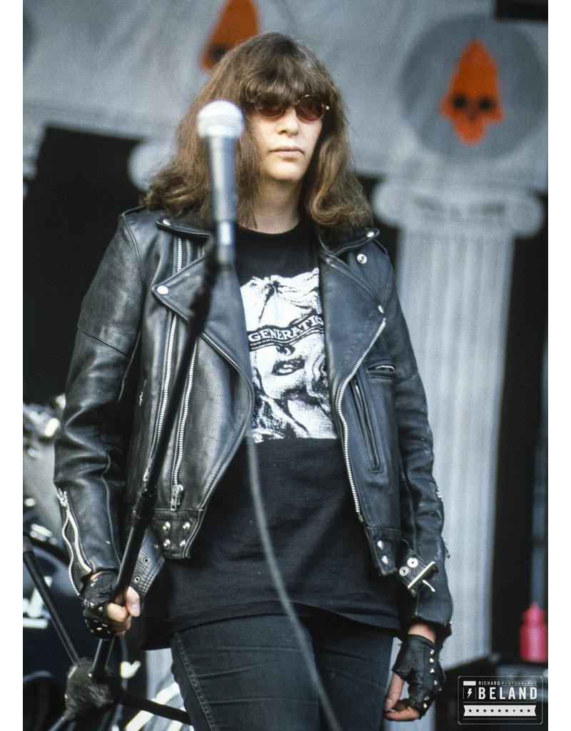 Richard Beland Color Photograph - Joey Ramone, Ramones - Lollapalooza, Molson Park, Barrie 1996