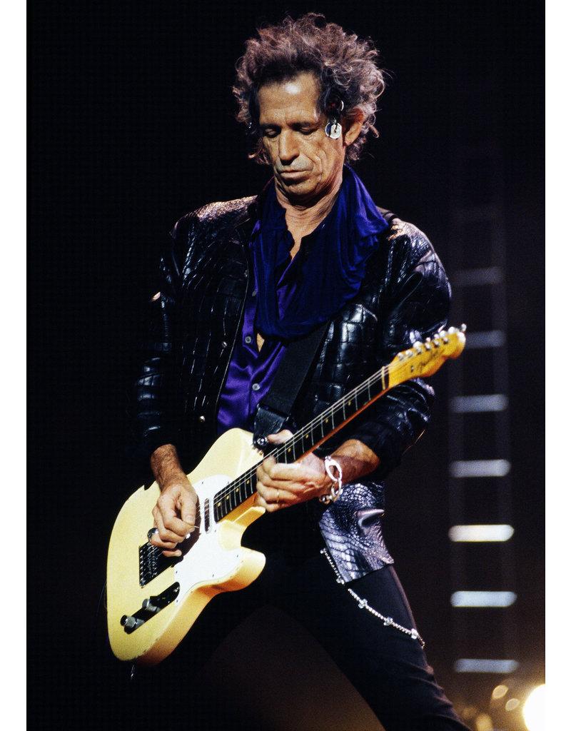 Richard Beland Black and White Photograph - Keith Richards, Rolling Stones - Air Canada Centre, Toronto, 1999