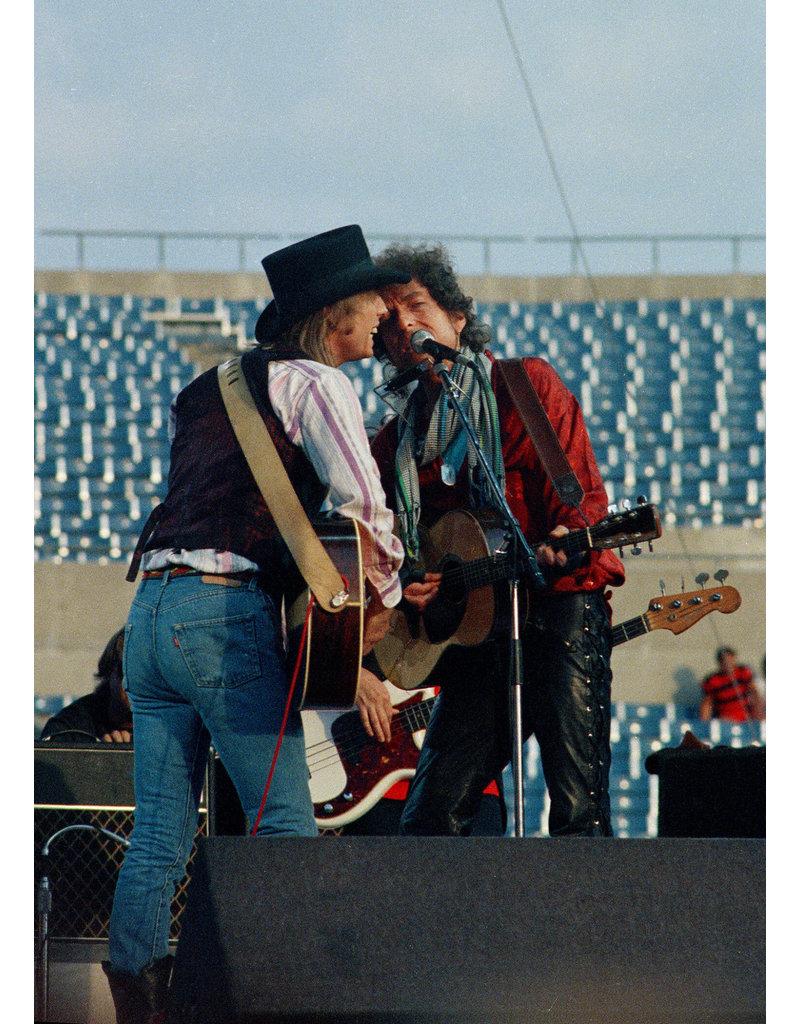 Richard Beland Portrait Photograph - Tom Petty & Bob Dylan - Rich Stadium, NY, Buffalo