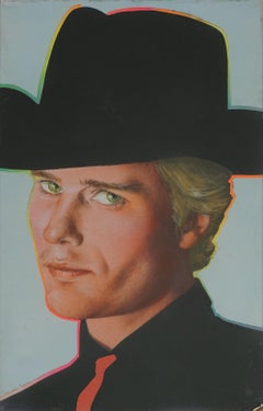 Pop Art portrait of Actor John Savage for Andy Warhol’s Interview Magazine