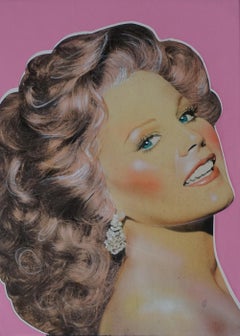 Pop Art portrait of Actress Carroll Baker for Andy Warhol’s Interview Magazine