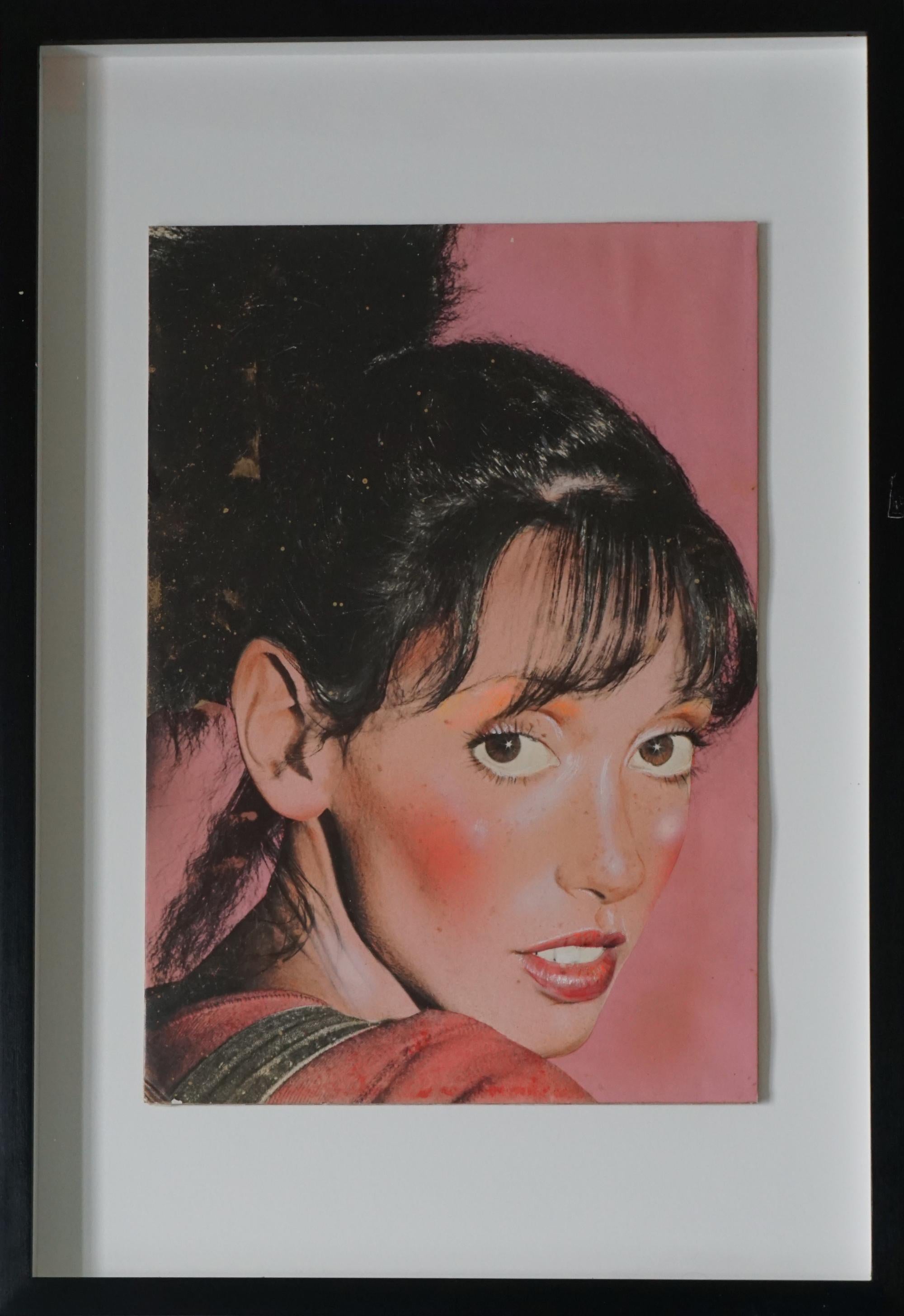 Pop Art portrait of Actress Shelley Duvall for Andy Warhol’s Interview Magazine - Painting by Richard Bernstein