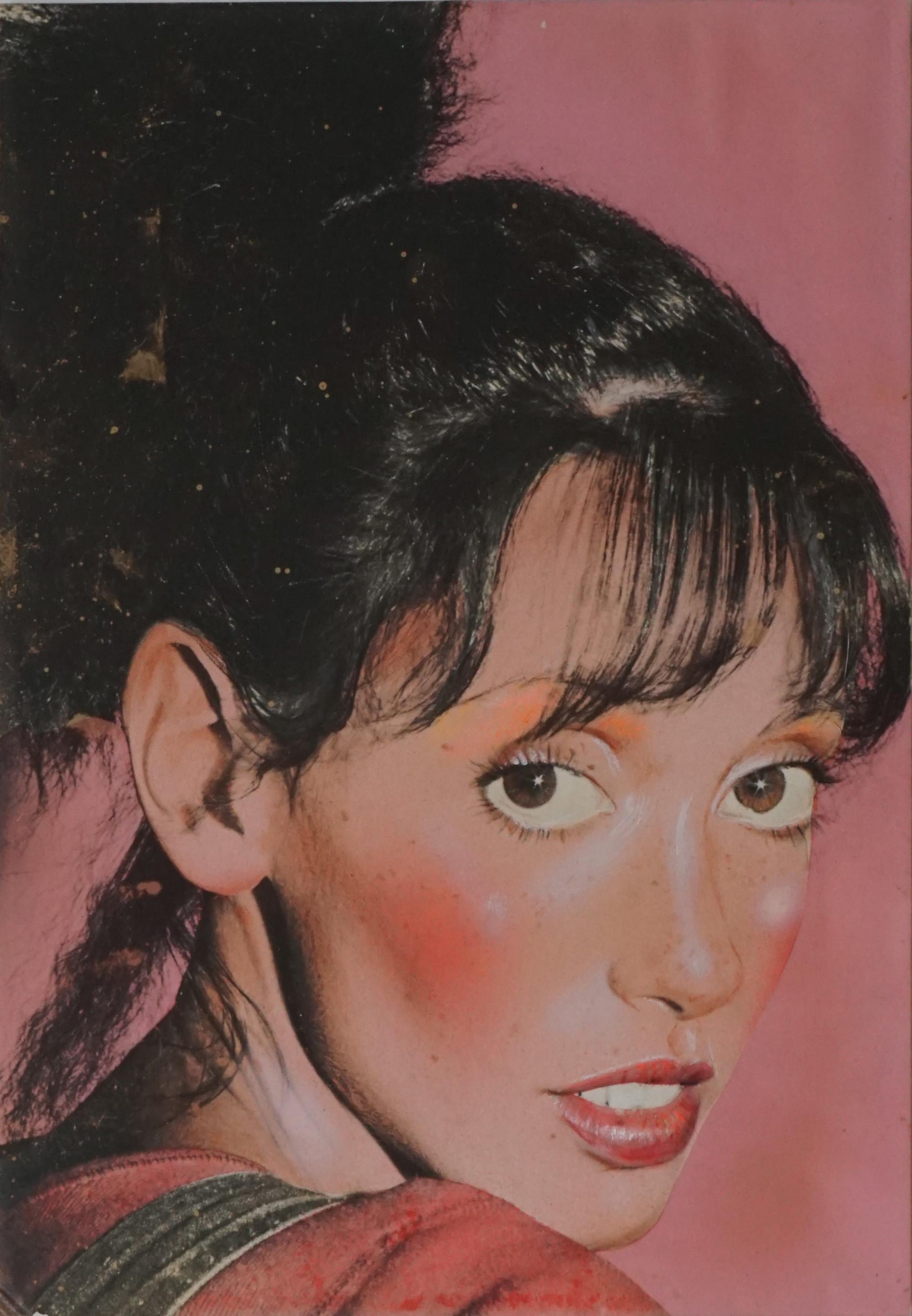 Richard Bernstein Portrait Painting - Pop Art portrait of Actress Shelley Duvall for Andy Warhol’s Interview Magazine