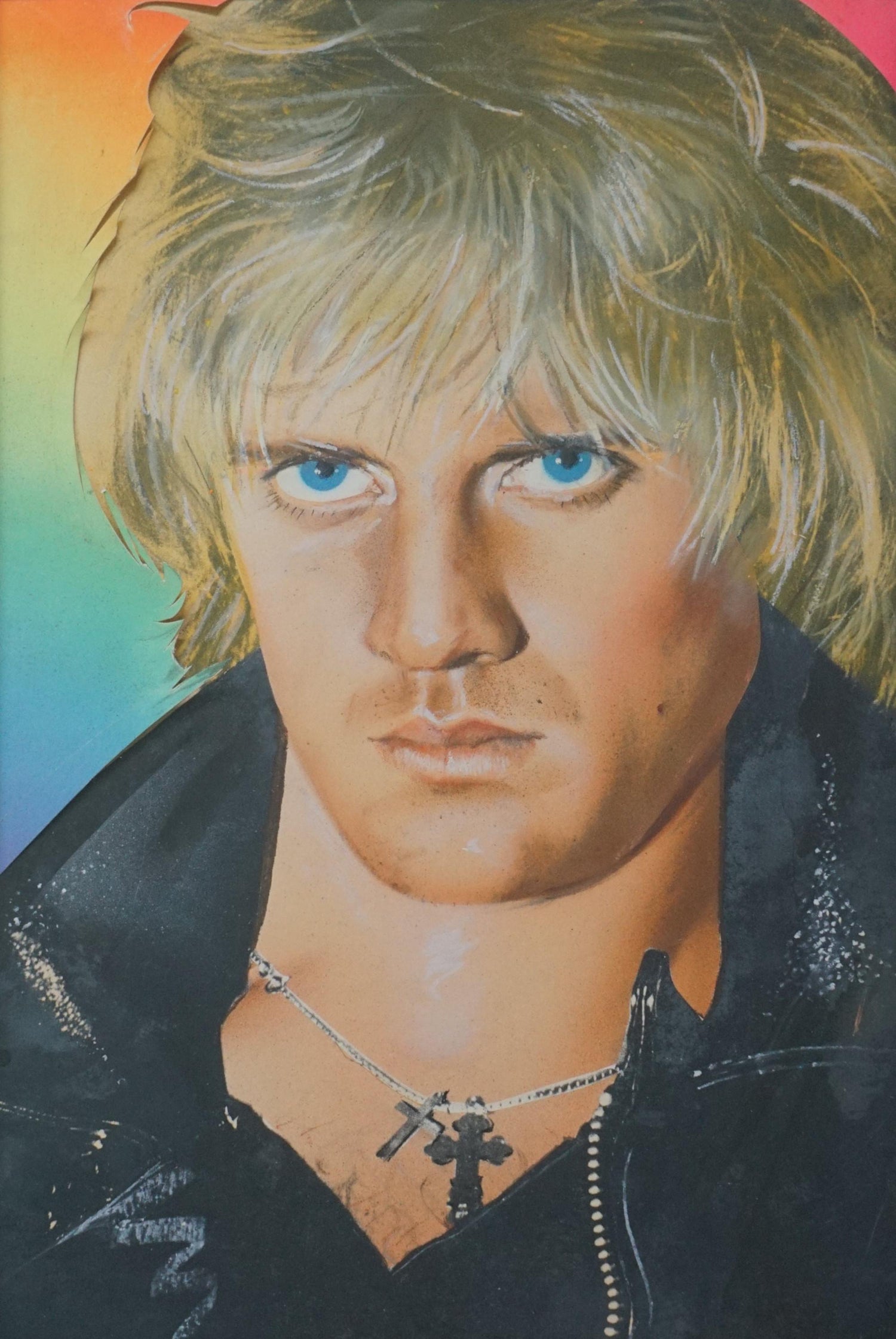 Richard Bernstein Pop Art Portrait Of Ballet Dancer Actor Alexander Godunov For Interview Mag For Sale At 1stdibs