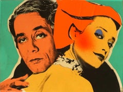 Pop Art portrait of Nicky and Kenny Lane for Andy Warhol's Interview Magazine