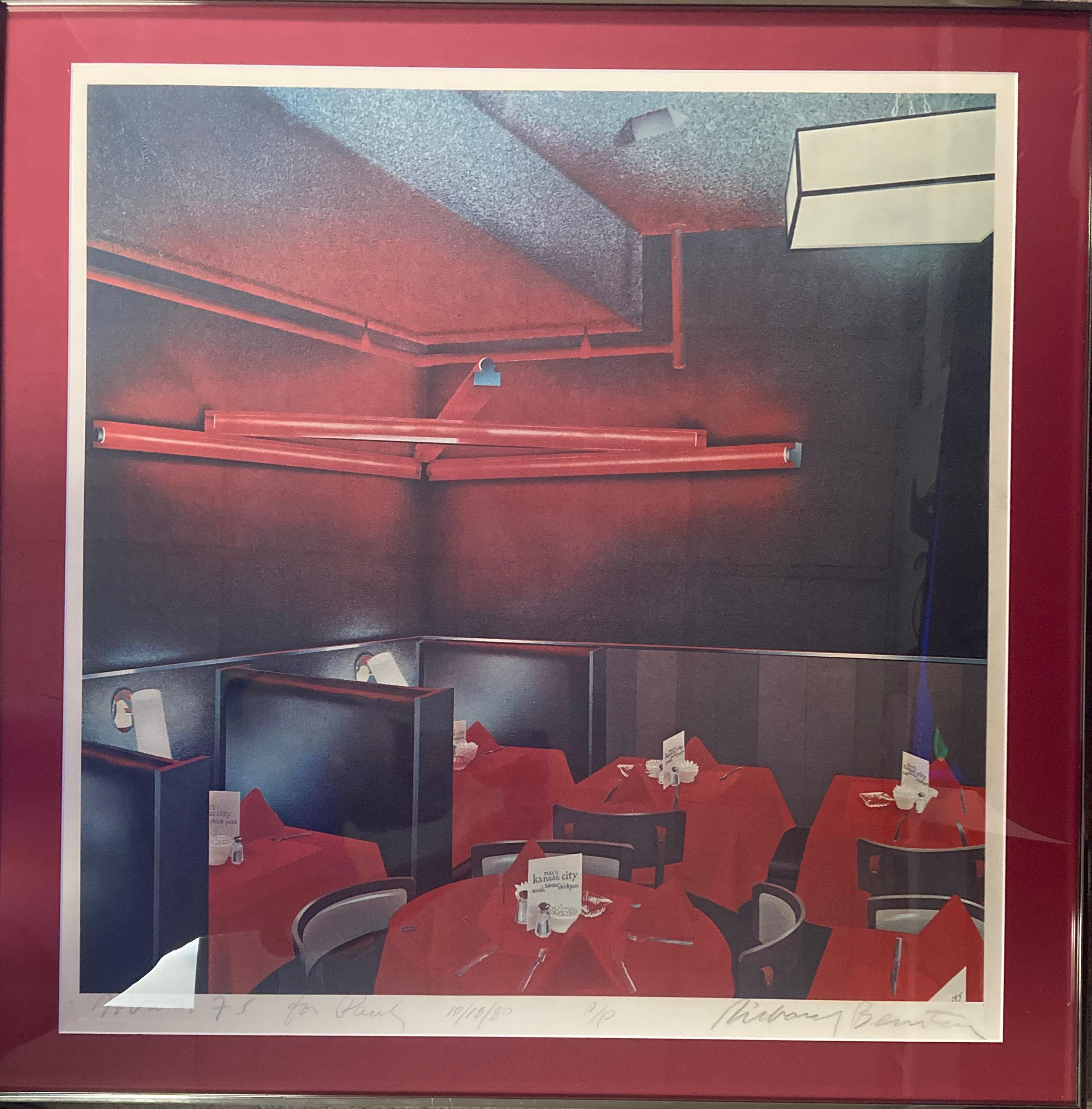 Back “Room at Max's Kansas City, New York, 1981“ - Print by Richard Bernstein