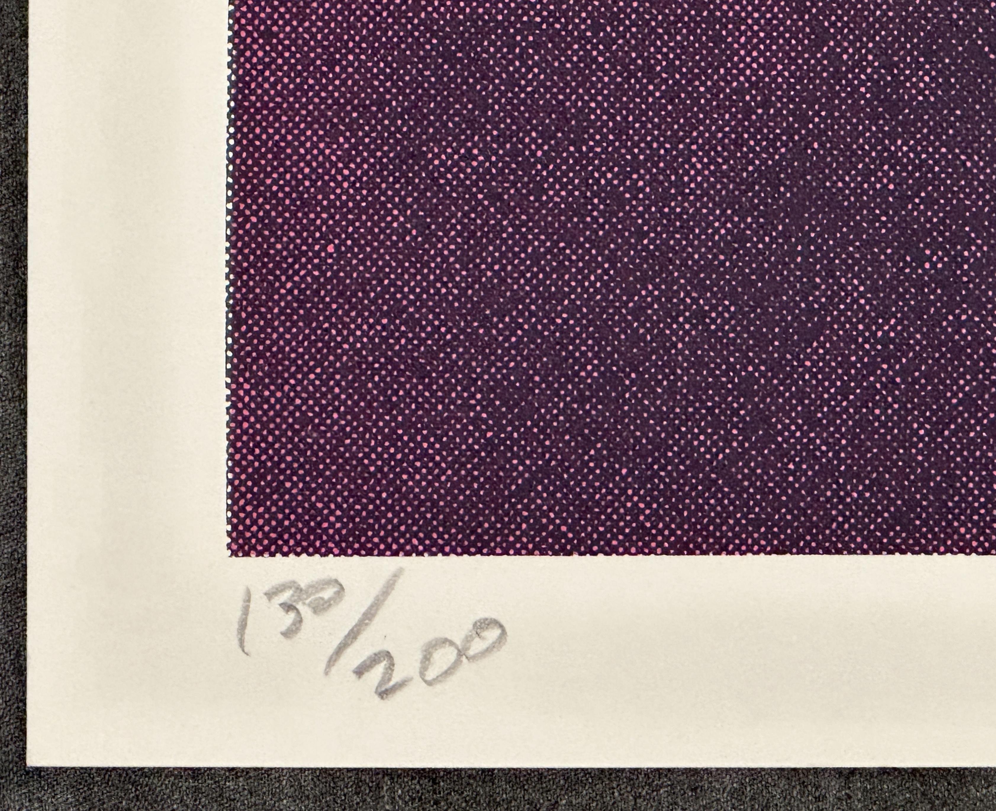 Richard Bernstein
Diamantring - 1977
Druck - Siebdruck auf schwerem Papier
Papier: 30'' x 26'' Zoll
Bildgröße: 28