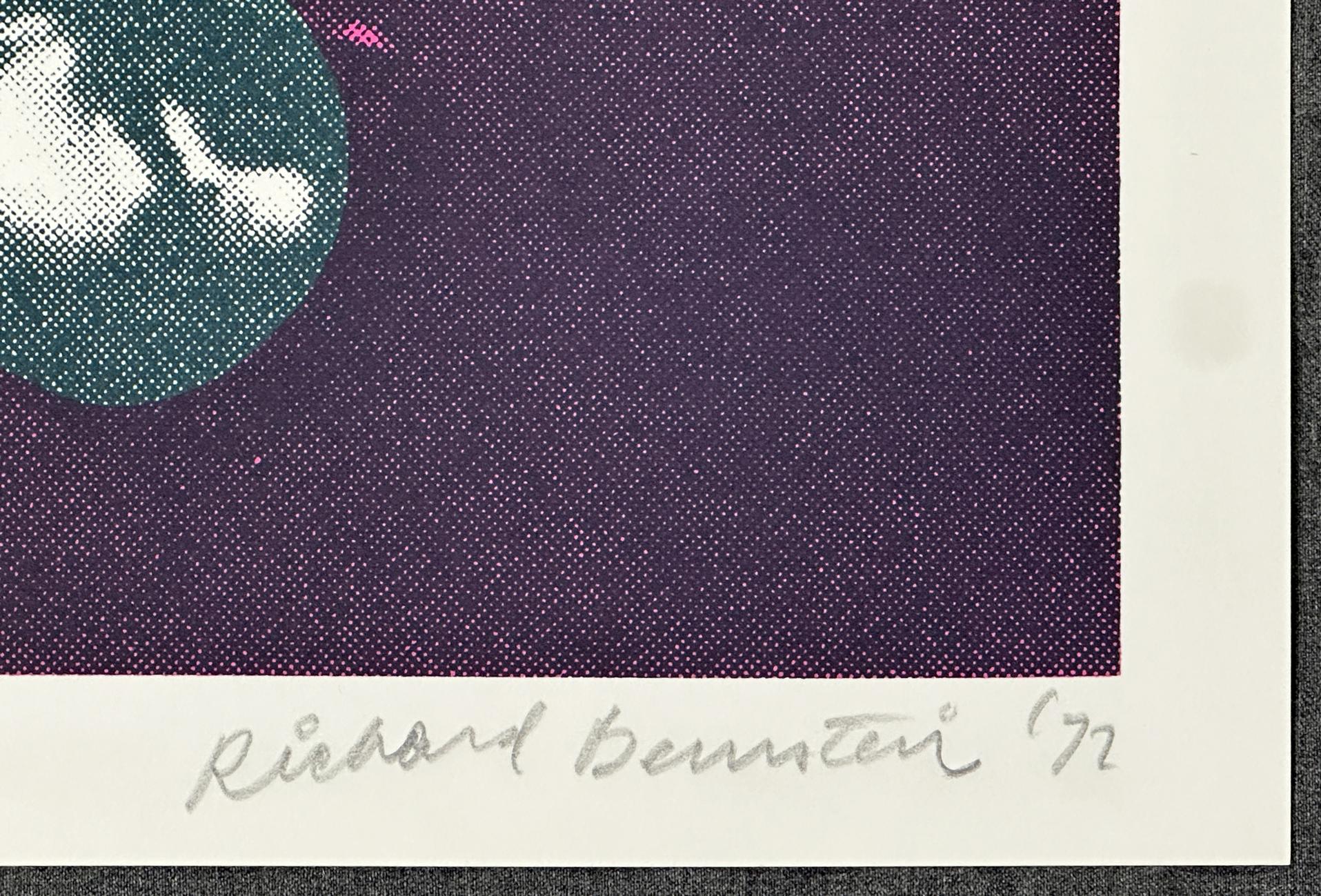 Richard Bernstein
Anillo de diamantes - 1977
Impresión - Serigrafía sobre papel grueso
Papel : 30'' x 26'' pulgadas
tamaño de la imagen : 28