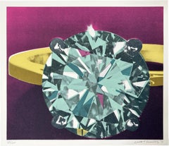 Diamond Ring 1977 Serigrafia firmata in edizione limitata