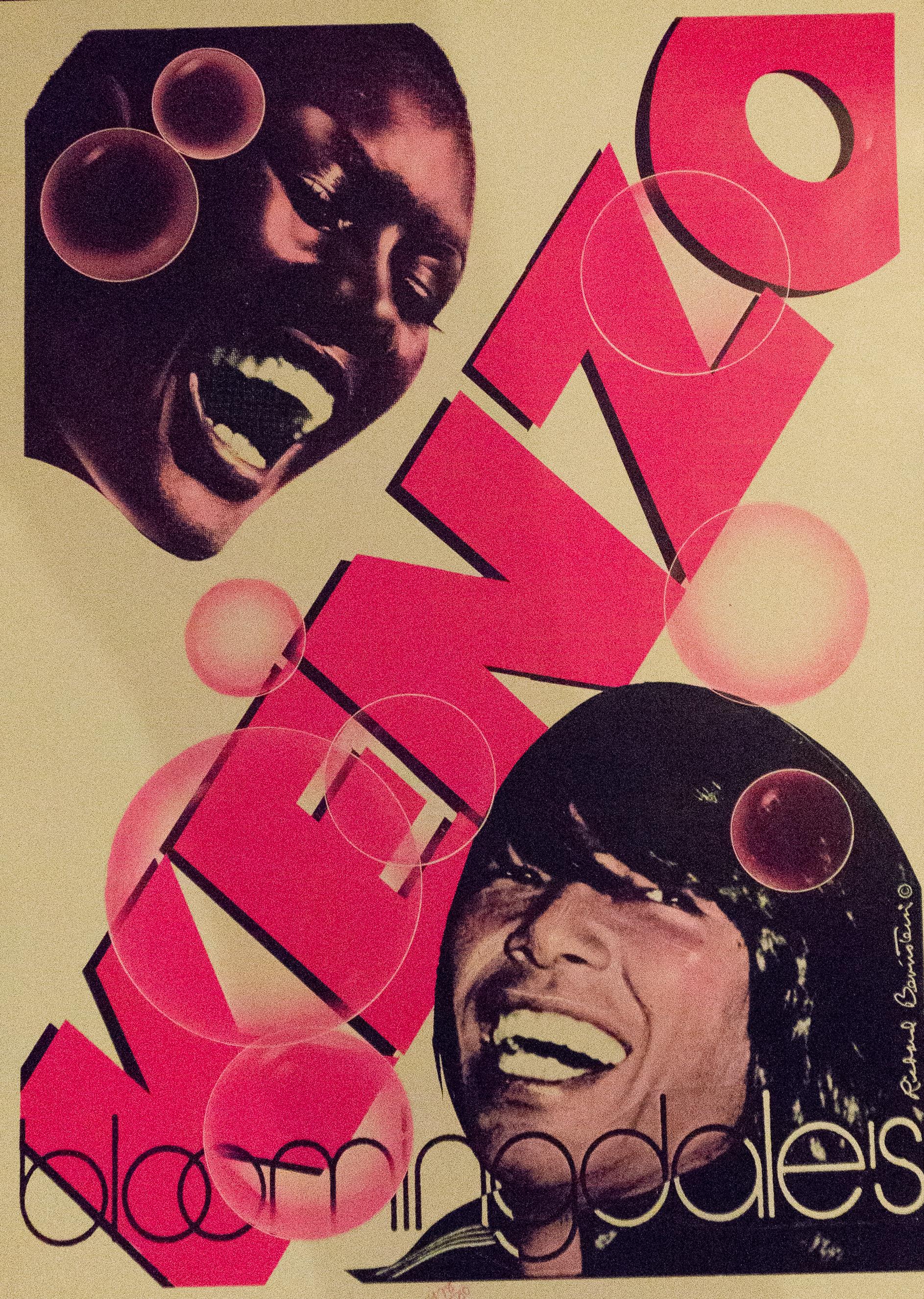 Grace Jones and Kenzo for Bloomingdales Poster - Print by Richard Bernstein