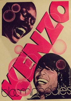 Vintage Grace Jones and Kenzo for Bloomingdales Poster