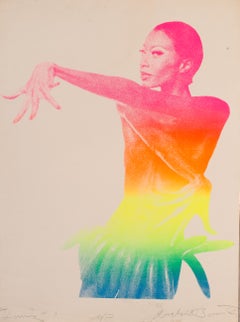 Donyale Luna portrait signed print