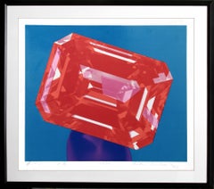 Retro Ruby, Framed Pop Art Silkscreen by Richard Bernstein