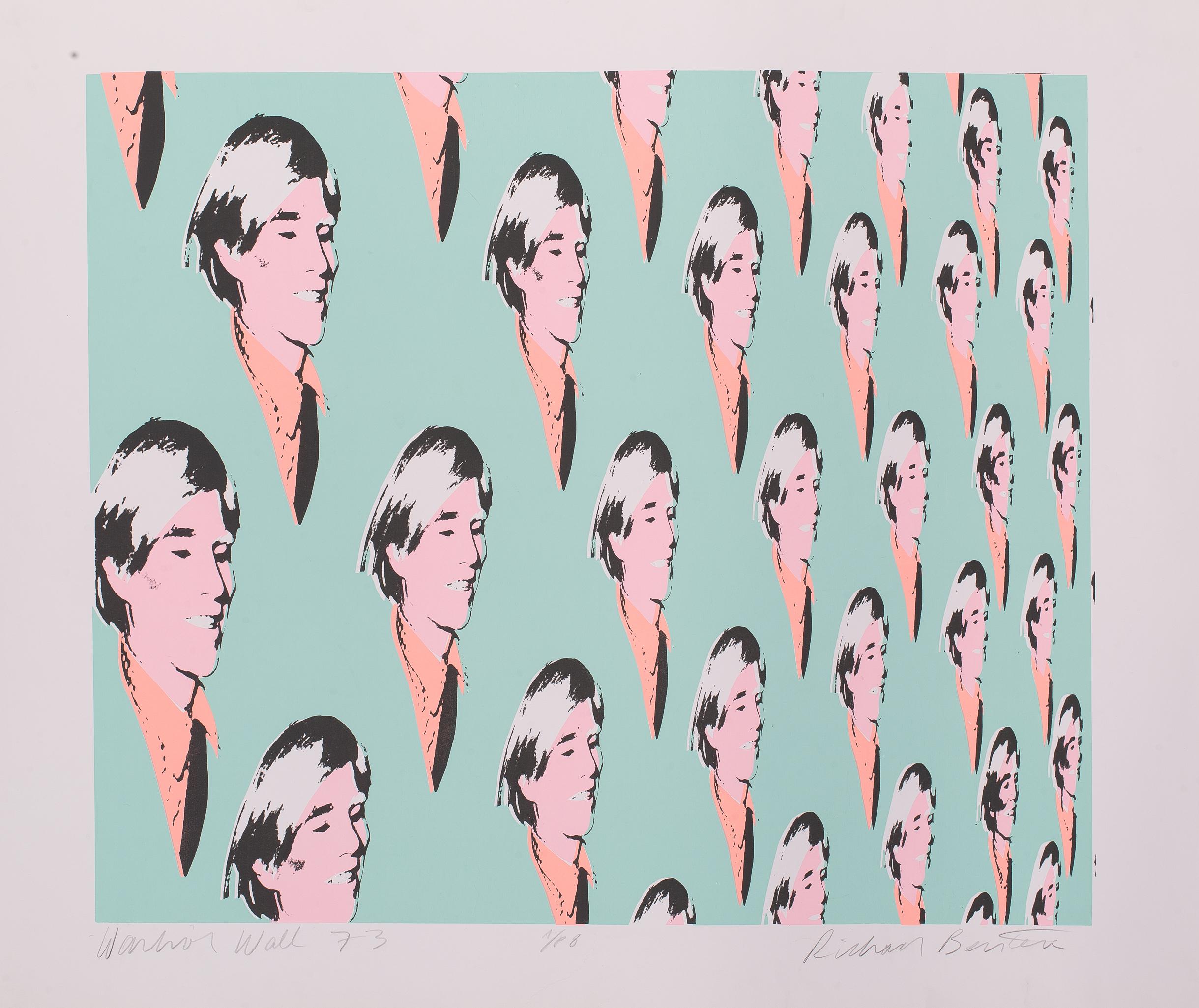 Warhol Wallpaper silkscreen - Print by Richard Bernstein